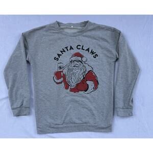 White Claw Hard Seltzer “Santa Claws” Graphic Women’s Tee Size Small